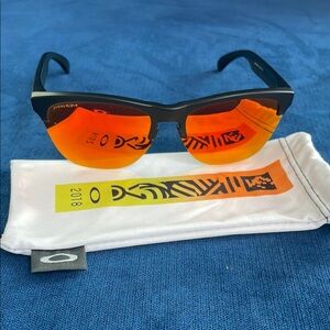 Oakley Frogskin Sunglasses with Orange Lenses